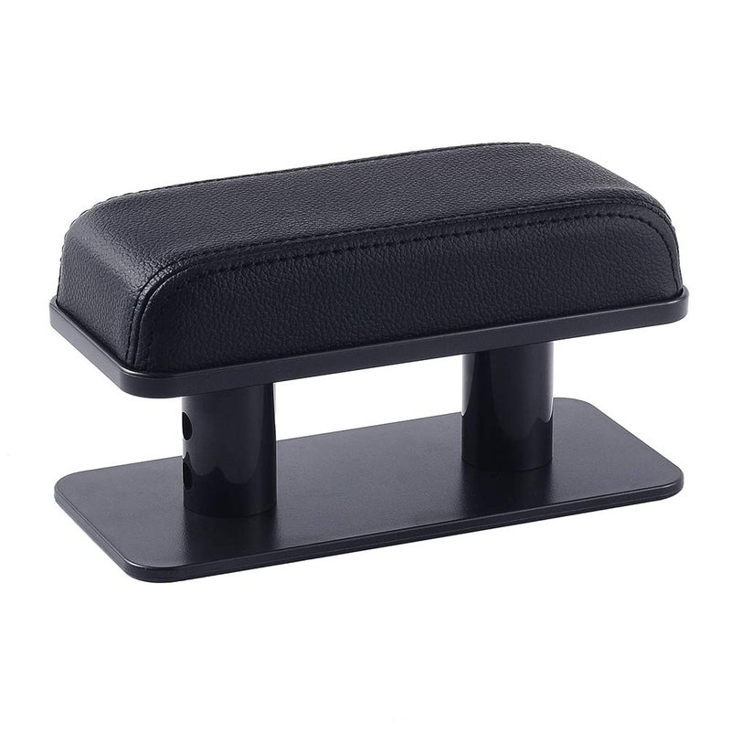 ATMOMO Adjustable Height Car Armrest Left Elbow Support Pad Anti-Fatigue Car Door Armrest Rest Pad (Black) - Image 1